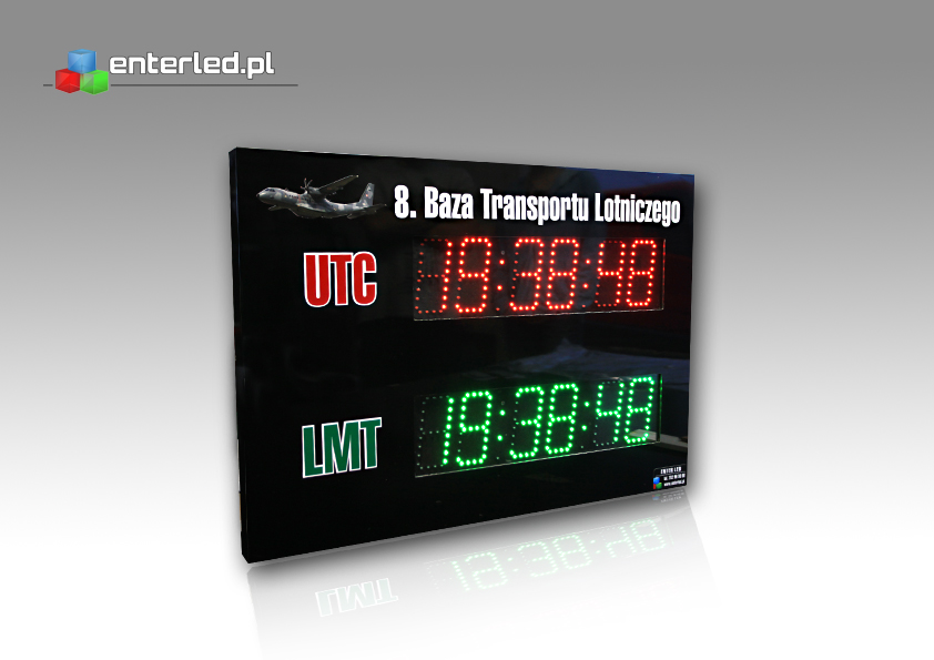 Zegar LMT-UTC - przykładowa realizacja