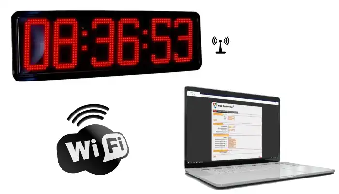 Zegar LED - sterowanie Wi-Fi