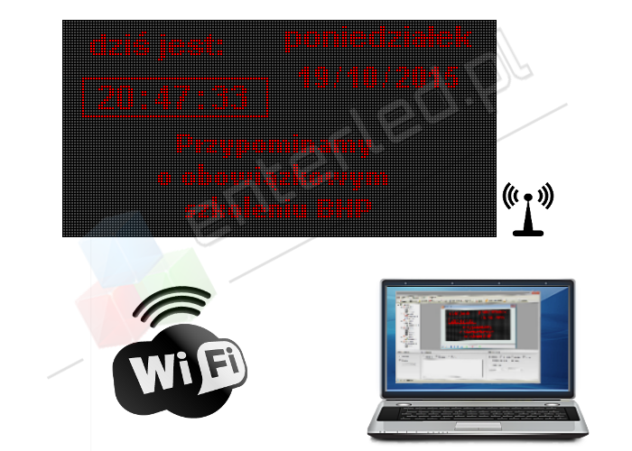 Zakładowa Tablica BHP - Wi-Fi